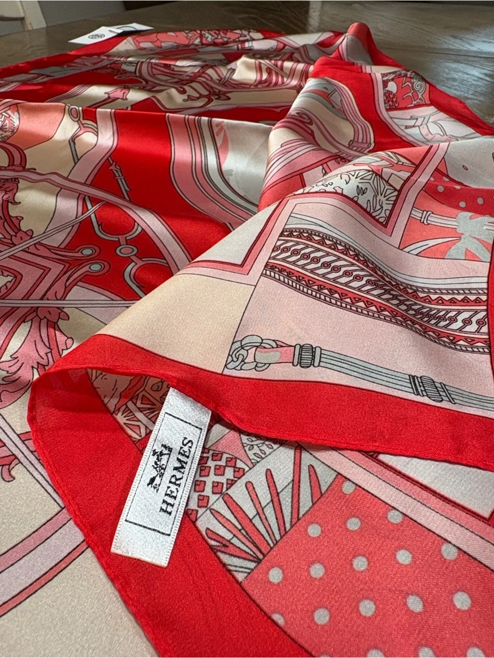 HERMES WASHINGTON CARRIAGE Cashmere Designer Scarf